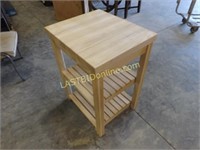 BUTCHER BLOCK TABLE / STAND #2