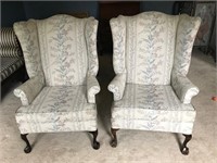 Pair of Upholstered Parlor Chairs