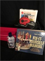Fix it your self book & first aid kit LOL