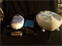 Foot bath, parafin wax warmer, cases and more
