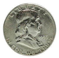 1955 "Bugs Bunny" Franklin Silver Half Dollar