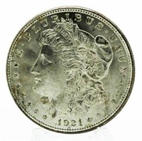 1921 Choice BU Morgan Silver Dollar