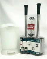 Small Waste Container and Toilet Brush Set