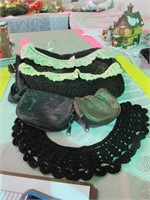 Knitted Collars, Coin Purses