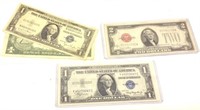 Collectible Blue Seal $1 & Red Seal $2 Notes