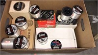 Box of old new stock fishing line, several