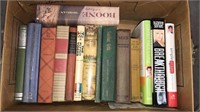 Box lot of vintage books including the big