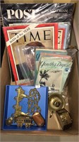 Vintage magazines including time, post, Youth’s