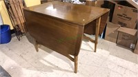 Cherry drop leaf dining table, modern style, 30 x