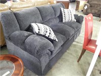 Simmons 1720 Gulfport navy sofa and love seat set