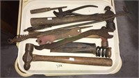 Krupa vintage tools including hammers, splitting