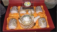 Chinese porcelain tea set, Chinese hand decorated