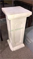 Ceramic pedestal, 26 x 10 x 11, (140)