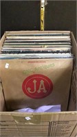 Box lot of about 40 record albums, (5)