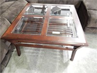 Square cherry coffee table