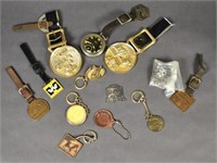 14 Miscellaneous Watch Fobs & Key Chains