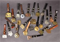 25 Vintage Heavy Equipment Theme Watch Fobs