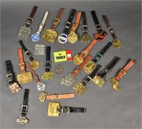 25 Vintage Heavy Equipment Theme Watch Fobs