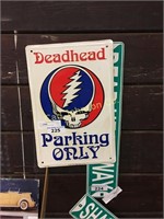 DEADHEAD PARKING ONLY SIGN