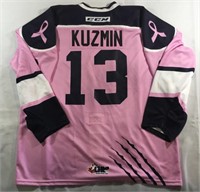 #13 Daniil Kuzmin Autographed Game Worn Jersey