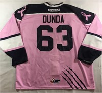 #63 Liam Dunda Autographed Game Worn Jersey