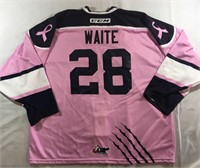 #28 Matthew Waite Autographed Pink Jersey