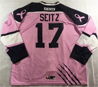 #17 Dylan Seitz Autographed Game Worn Jersey