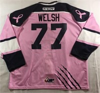 #77 Nicholas Welsh Autographed Game Worn Jersey