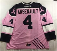 #4 Jacob Arsenault Autographed Game Worn Jersey