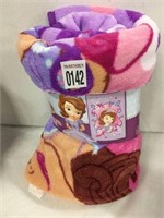 SOFIA THE FIRST PLUSH TODDLER BLANKET