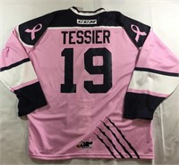 #19 Julien Tessier Autographed Game Worn Jersey