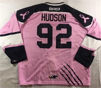 #92 Jacob Hudson Autographed Game Worn Jersey