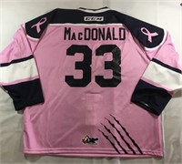 #33 Alec MacDonald Autographed Game Worn Jersey