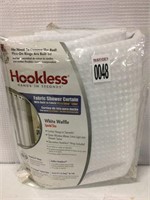 HOOKLESS FABRIC SHOWER CURTAIN