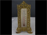 Cast Brass Thermometer