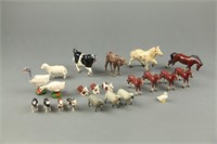 Group of 22 Britains and other diecast animals