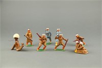 Group of Barclay and Manoil dimestore soldiers