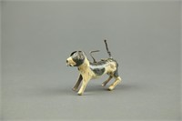 Japanese Tin Wind-Up Toy Tail Spinning Dog