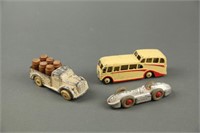 3 Early Dinky and Tommy Toy Cars