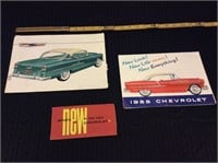 Original Dealer Brochures For 1955 Chevrolet