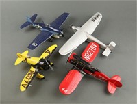 Group of 4 Model Airplanes