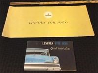Original Dealer Brochures For 1956 Lincoln