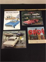 Original Dealer Brochures For 1960's Ford models