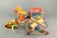 Group of Fisher Price and "A Right Time" Toys