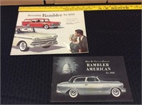 Original Dealer 1958 AMC Rambler Brochures