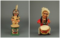 Group of 2 motion Indian toys - MARX and ALPS