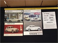 Original Dealer 1950's '60's Volvo Brochures