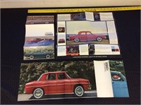 Original Dealer '60's Renault Brochures