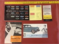 Original 1955 Plymouth Dealer Brochures