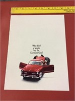 Rare Original 1962 Karmann Ghia Dealer Brochure